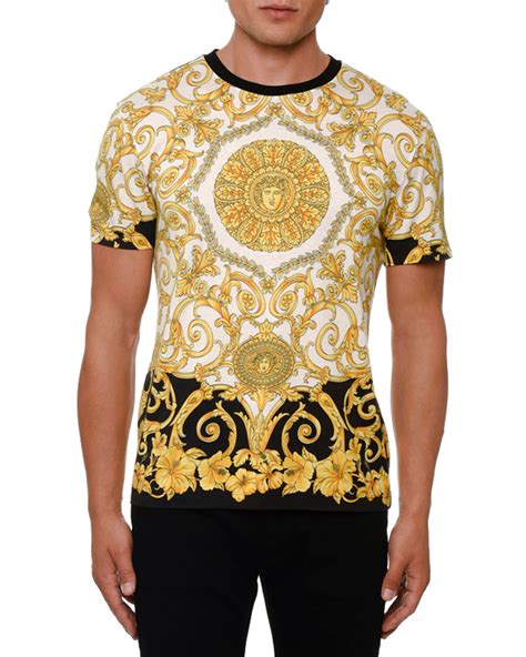 versace shirt men tshirt|Versace t shirt men's sale.